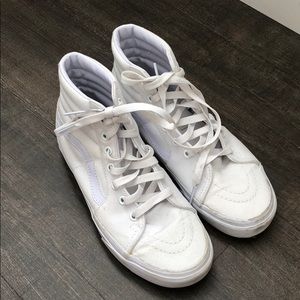 Vans- White High Tops